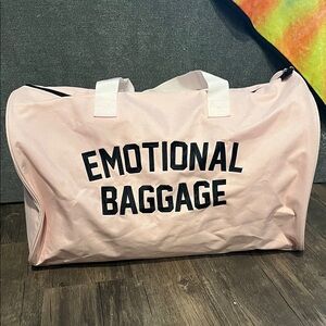 Pink Emotional Baggage Tote Bag